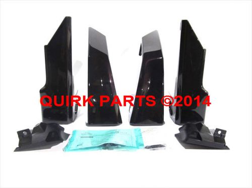 2012-2014 subaru impreza 5-d sport splash guard set deep cherry pearl oem new