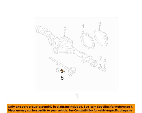 Gm oem brake-rear-wheel stud 9595178