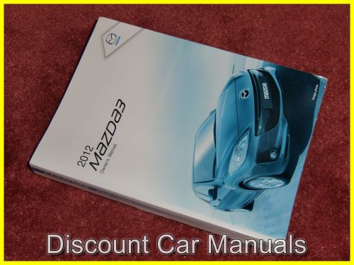 ★★ 2012 mazda 3 owners manual l@@k 12!! ★★