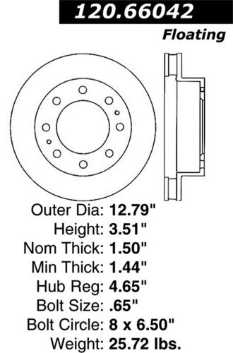 Stoptech 126.66042sl stoptech sport rotors