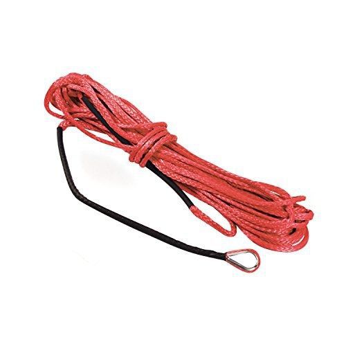 Extreme max 5600.3206 &#034;the devil&#039;s hair&#034; atv / utv winch rope, red