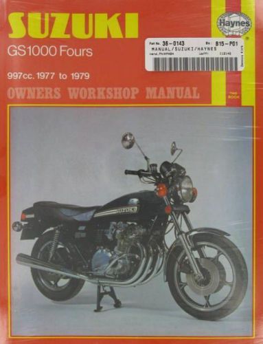 Haynes repair manual gs1000 suzuki gs1000l 1979 gs1000e 78-79 gs1000s