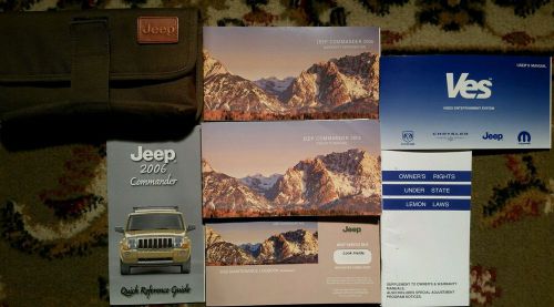 2007 jeep commander owners manual complete set with case