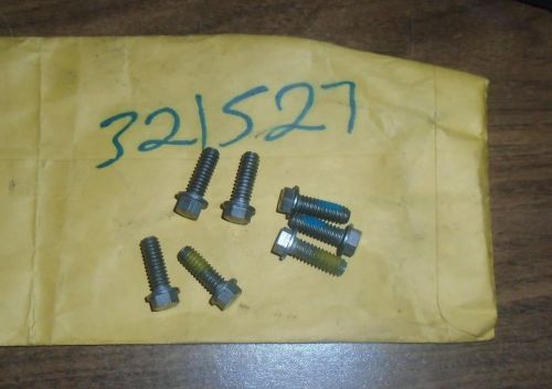 7 nos  crankcase head screws 1980s evinrude 35 hp johnson outboard p/n 321527