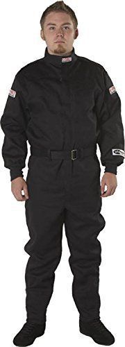 G-force 4125xxxbk gf125 single layer driving suit sfi 3.2a/1 black