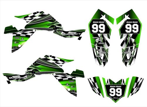 2009 2010 2011 2012 2013 2014 2015 suzuki ltz400 graphics decal kit #2500 green