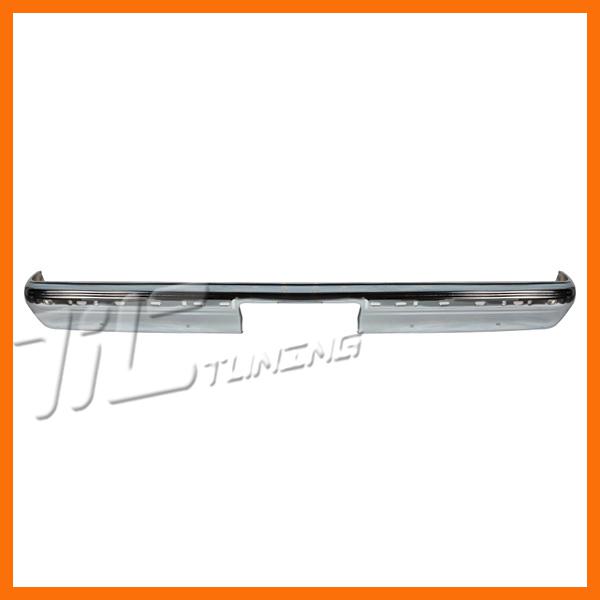 81-86 c10 rear standard bumper face bar gm1102140 k1500 new chrome 87-91 gmc r25