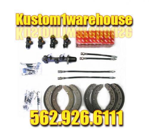 New brake kit for 1967 vw volkswagen bug trw master cylinder german brake hoses