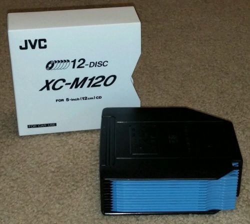 Jvc xc-m120 12 disc cd magazine with cover - free shipping!