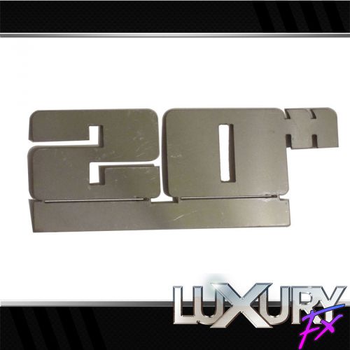 2pc. luxury fx stainless steel 20&#034; emblem