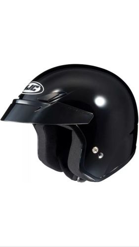 Hjc cs-5n open face motorcycle helmet black medium m