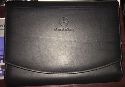 Clk 430 convertible leather case w original booklets mercedes case 100% genuine