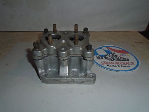 Vintage racing go kart gem mcculloch v12 intake cart part