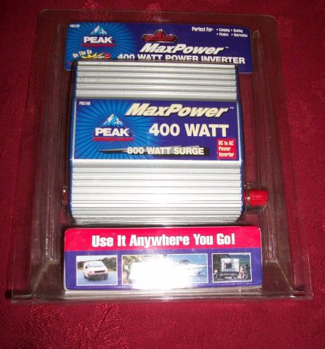 Peak maxpower 400 watt power inverter- new, model#pkc1au