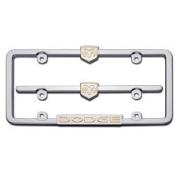 Cruiser license plate emblem frame kit chevy 24kt gold