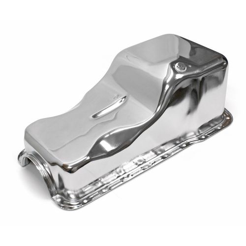 Ford 351w windsor front sump chrome oil pan