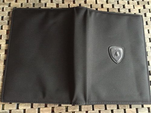 Lamborghini owners manual case pouch gallardo aventador huracan murcielago (oem)