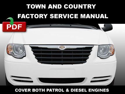 Chrysler town &amp; country 2006 - 2007 factory oem service repair workshop manual