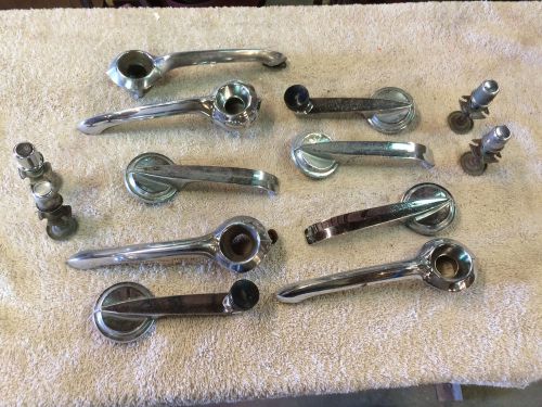 1955-1957 door handles, window cranks &amp; door handle button ford thunderbird