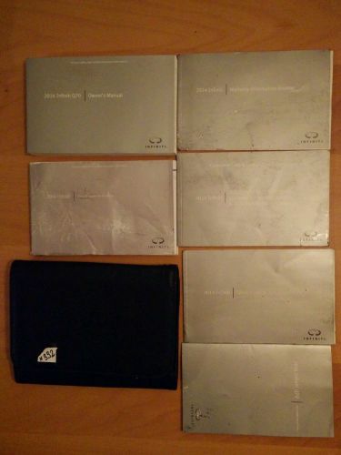 2014 infiniti q70 owners manual with navigation   (oem)  #332