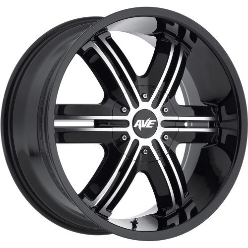 Avenue a612 18x7.5 5x112/5x114.3 (5x4.5) +40mm black wheels rims