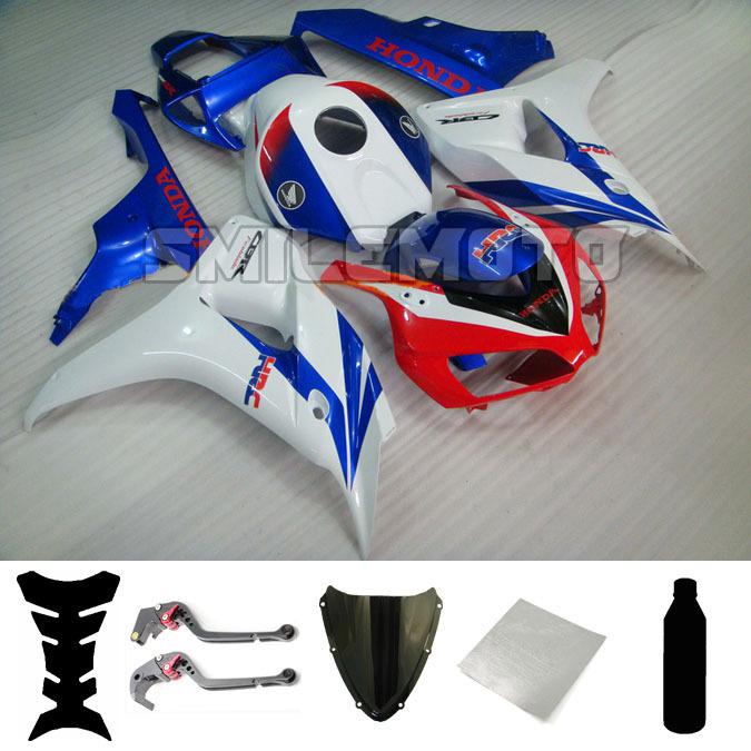 Bundle injection fairing windscreen levers for honda 2006 2007 cbr 1000 rr pas