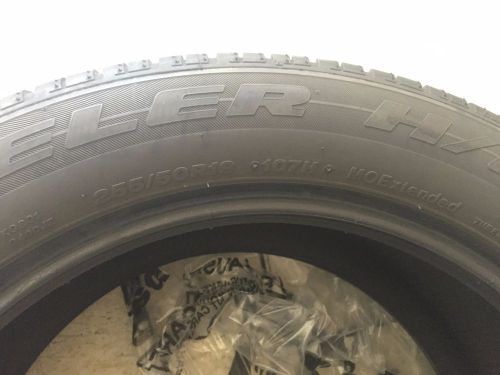 One 255/50r19 bridgestone dueler h/l 400 rft tire 255/50r19