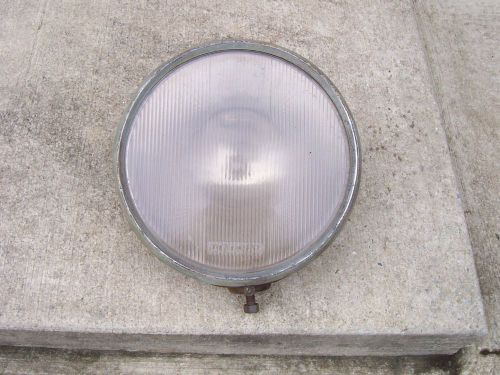 Antuique headlight - vintage headlight - monogram headlight - large 12&#034; diameter