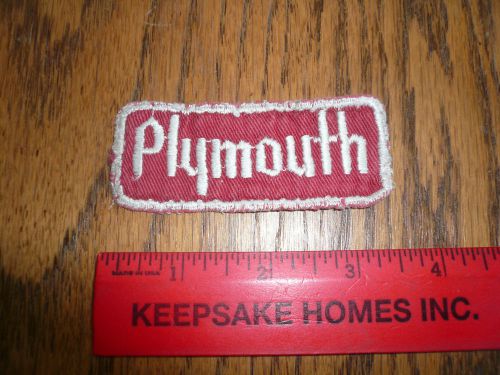 Plymouth mechanics patch - vintage