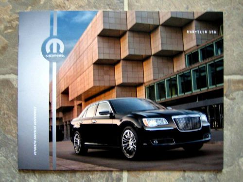 2013 chrysler 300 accessories - original sales brochure book catelog