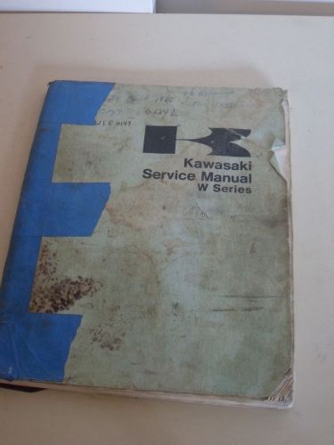 Kawasaki w series  service  manual  1970