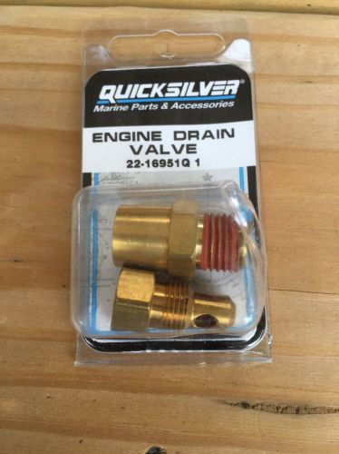 Genuine mercruiser manifold &amp; engine block drain plug kit - 22-16951q1