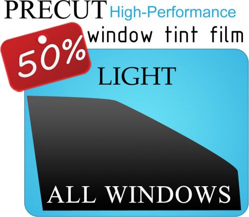 Precut window tint film for 2016 honda civic sedan 50% vlt light charcoal