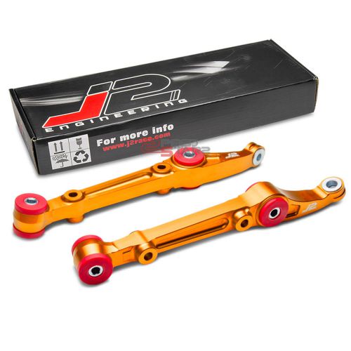 J2 for 96-00 honda civic ek gold front lower control left+right suspension arm