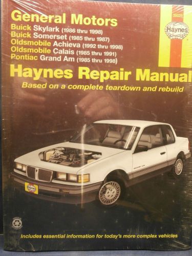 Haynes repair manual. gm 1985-1998. buick, pontiac, oldsmobile.