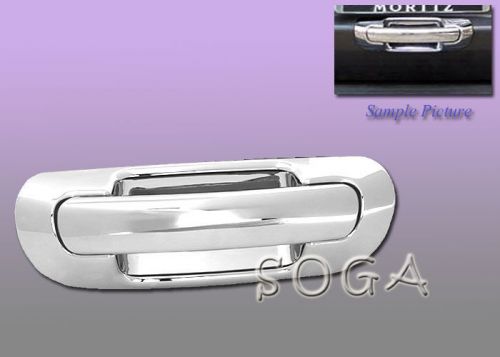 99-04 jeep grand cherokee chrome tail gate door handle cover covers 1999 2000