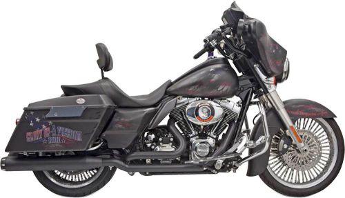 Bassani xhaust, true dual down under headpipe with heat shield, black,11425a,