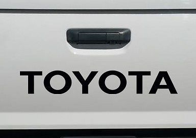 Toyota black tailgate sport decals vinyl stickers 1 truck bed free shipping