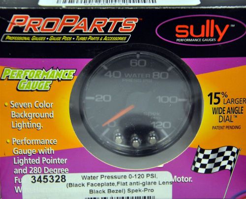 Pro parts p345328-3/8 2 1/16 water pressure 0-120 psi 3/8 nptf anti-glare spek