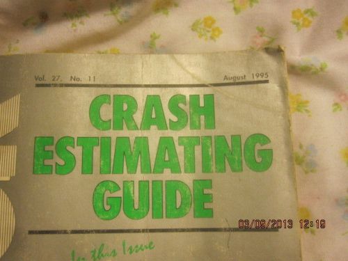 1995 motor crash estimating guide 1988-1996 chrysler jeep dodge eagle