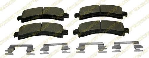 Monroe cx974 brake pad or shoe, rear-monroe ceramics brake pad