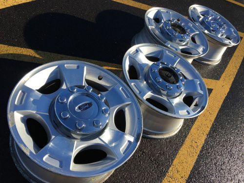 18&#034; ford f250 f350 sd lariat ranch oem factory stock wheels rims 8x170 platinum