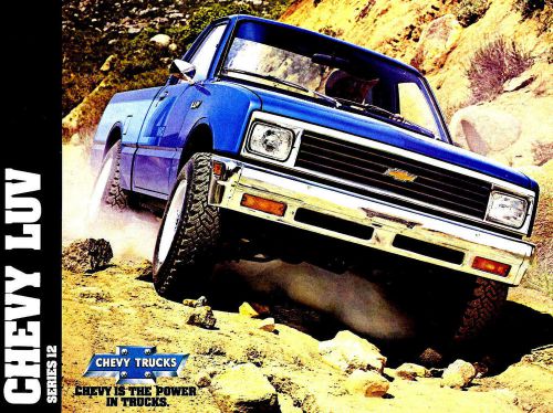 1982 chevy luv pickup brochure -luv mikado-chevy luv 4x4 pickup truck