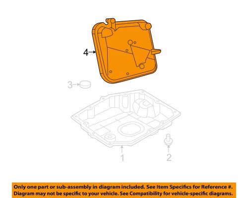 Chrysler oem automatic transmission-filter 68059549aa