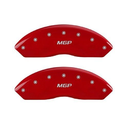 Mgp caliper covers 22015smgprd &#039;mgp&#039; engraved caliper cover with red powder coat