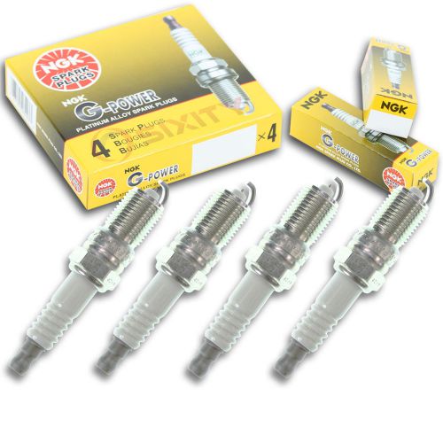 4pcs 03-05 indmar 6.0l v8 ngk g-power spark plugs 8 cyl gm big block kit set ir