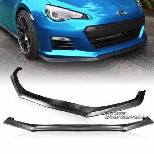 Black polyurethane pu ready to paint front bumper lip for 2013-2014 subaru br-z