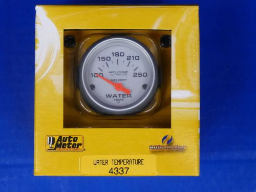 Auto meter 4337 ultra lite electric water temperature gauge temp 100 - 250 deg