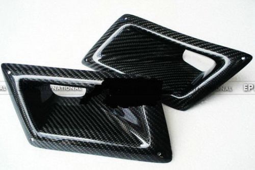 A++ 2pcs front bumper vent air duct for nissan z33 350z nissmo carbon fiber type