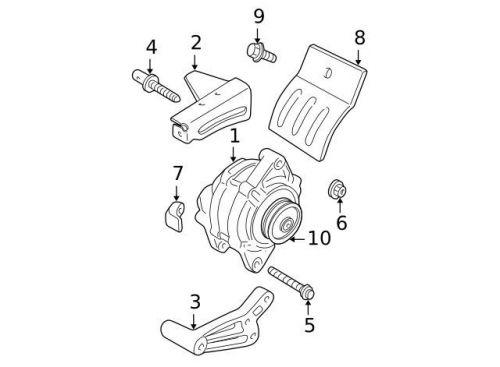 Genuine idler pulley bolt 6504286